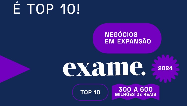 Logotipo da premiação da revista Exame, Expansão em Negócios, conquistada pela Premium Essential Kitchen